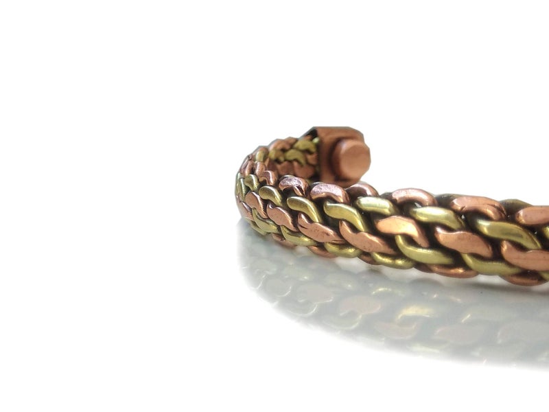 SHINDE EXPORTS adjustable Pure Copper Bracelet/for Men and Women Natural Handmade Cuff/Kada made in India - Image 5